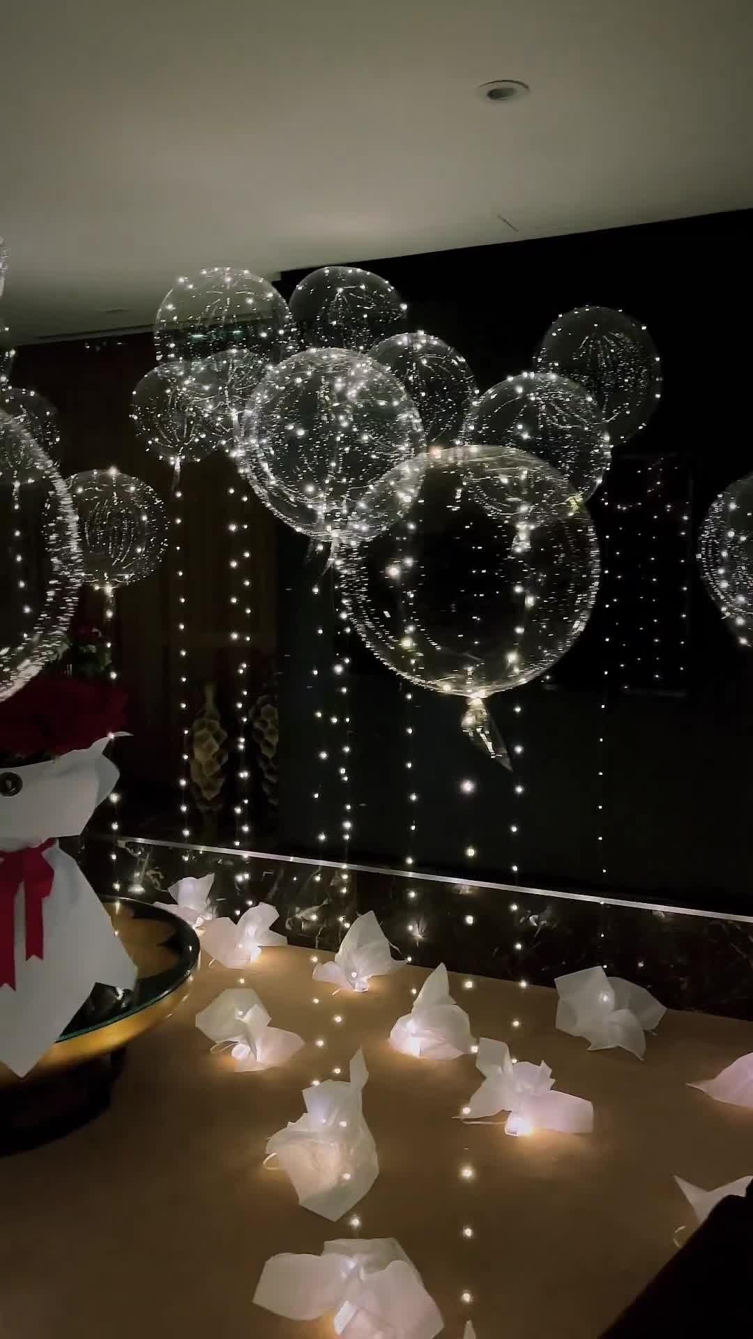 Reusable Light up LED Balloons for Celebrations, Weddings and Holidays