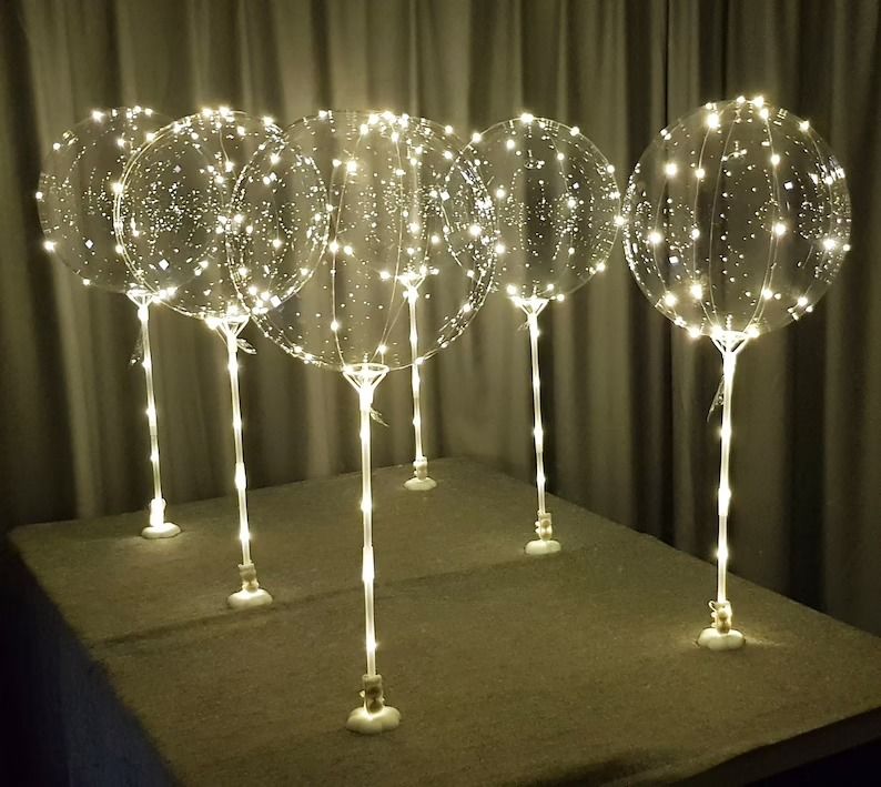 Glowing Welcome: Light Up Balloons for Baby Shower Parties