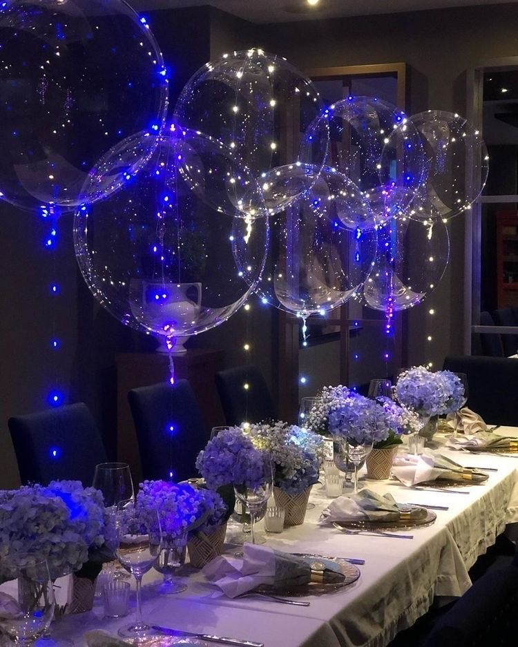 Reusable LED Bobo Balloons for Christmas Party Decorations
