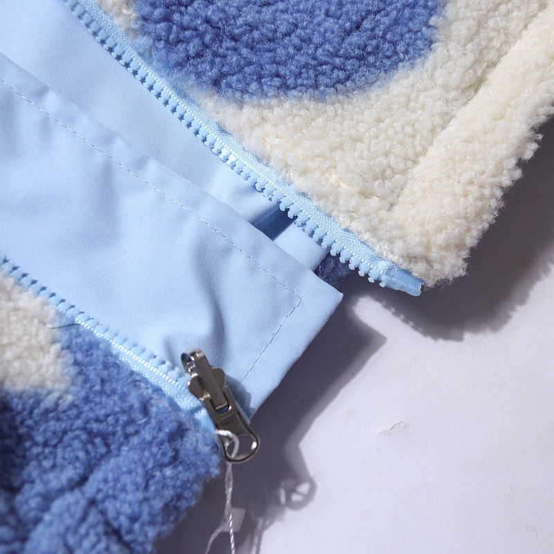 Fluffy Heart Double Sided Jacket