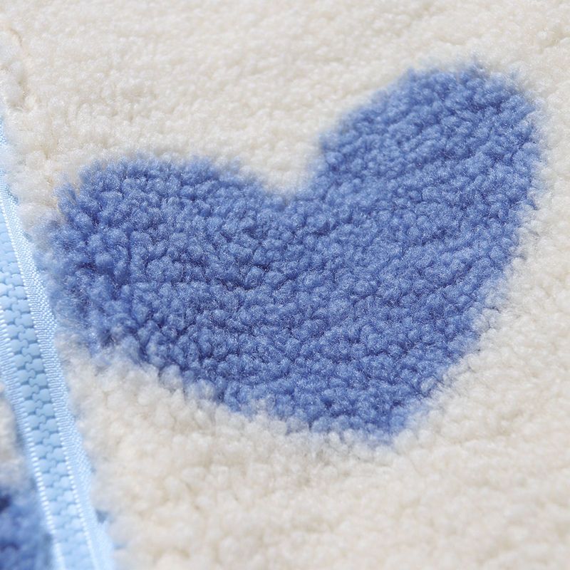 Fluffy Heart Double Sided Jacket