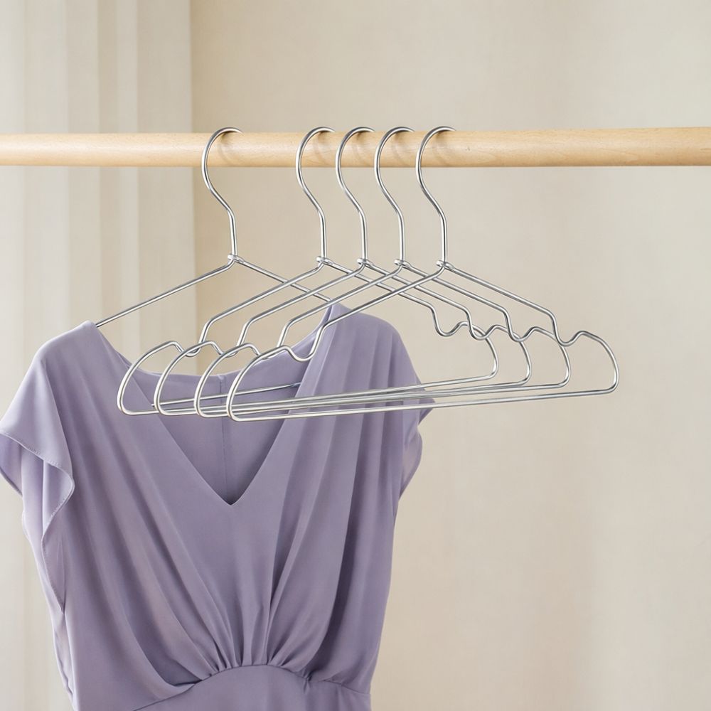 SlimLine Aluminum Clothes Hangers | 12pcs Set