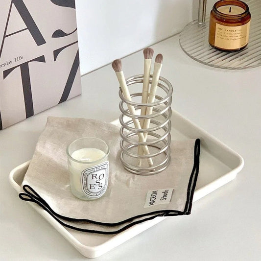 Stainless Steel Spiral Toothbrush Holder