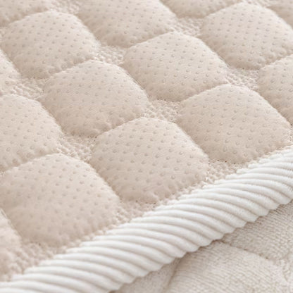 Minimalist Plush Quilted Couch Cover