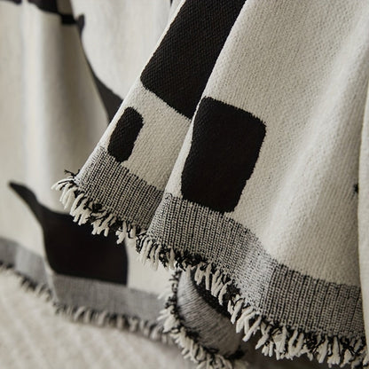 Wavy Stripe Boho Sofa Cover