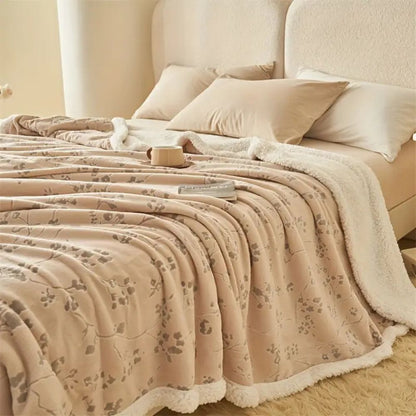 Winter Garden Plush Blanket