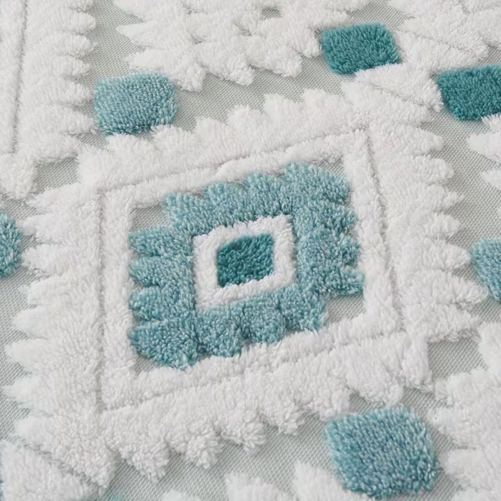 Zyra Double Layer Geometric Throw Blanket