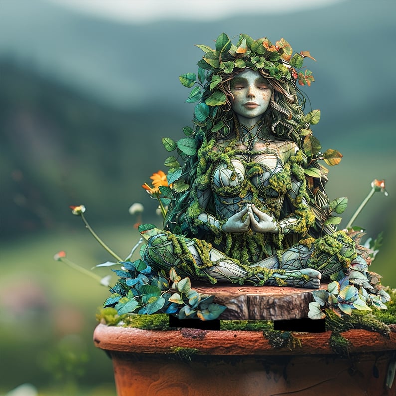 MysticBloom - Enchanted Garden Stake Decorative Outdoor Accent