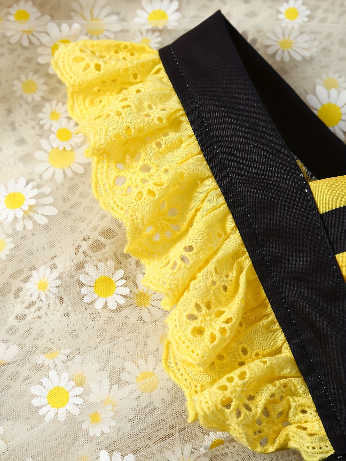 2pcs Adorable Bee & Ladybug Themed Summer Dress Set for Girls