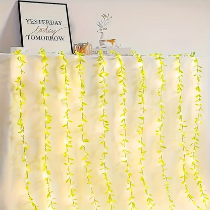 Enchanting 78.74inch/196.85inch LED Ivy Garland Fairy Lights with Realistic Willow Branche