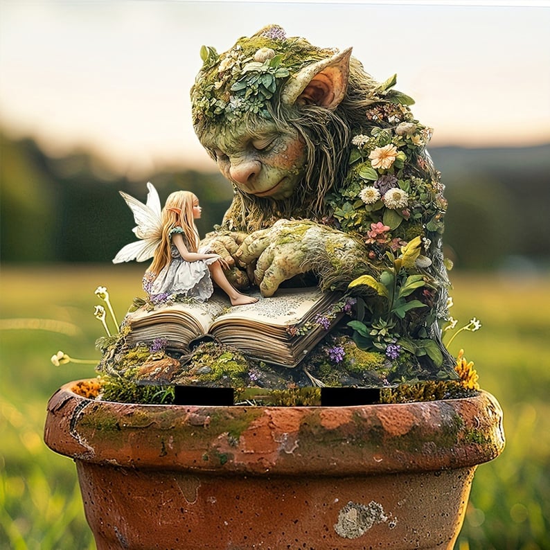 MysticBloom - Enchanted Garden Stake Decorative Outdoor Accent