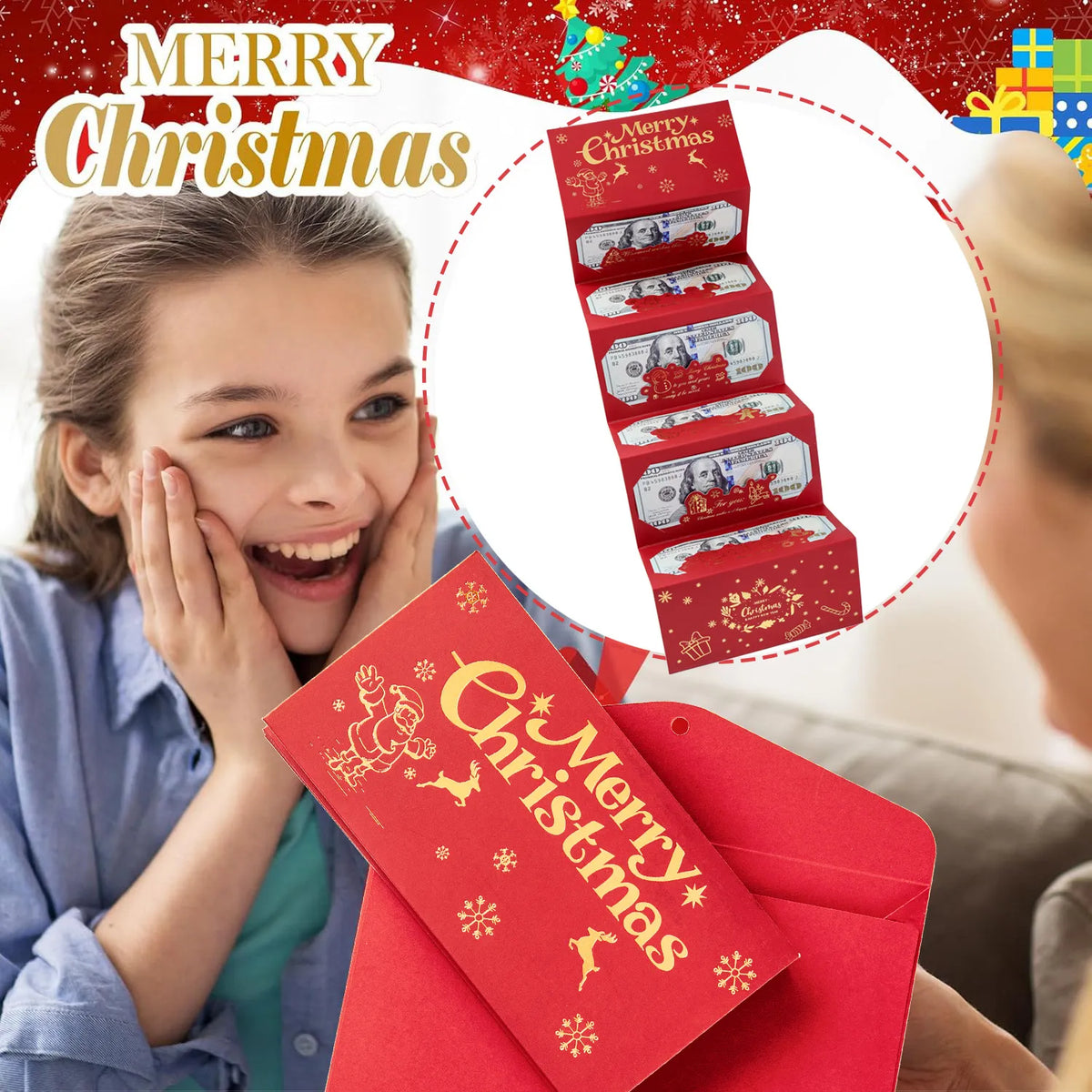 Cashcade™ – Surprise Cash Gift Envelope. (2-Pack)