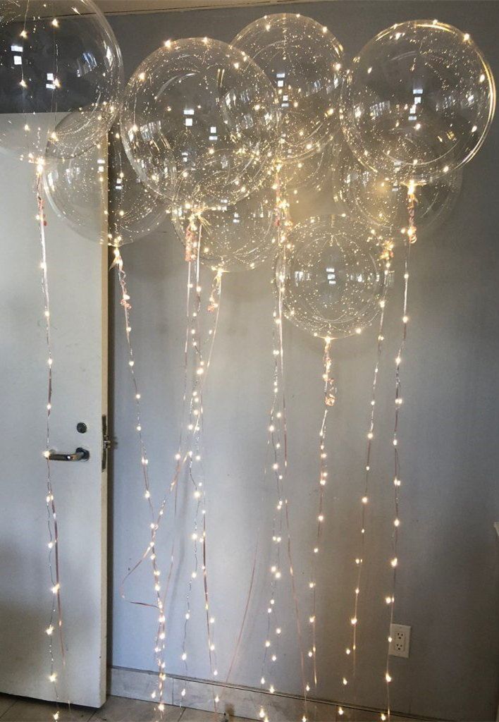 Reusable LED Balloons for Quinceañera Glam