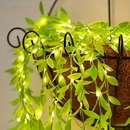 Enchanting 78.74inch/196.85inch LED Ivy Garland Fairy Lights with Realistic Willow Branche
