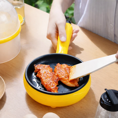 Electric Compact Frying Pan | Non-Stick | Auto Shut-Off | MiniChef