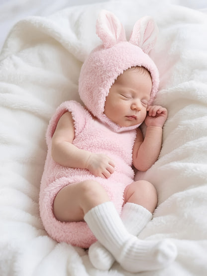 Baby Rabbit Triangle Romper Jumpsuit, for Outdoor