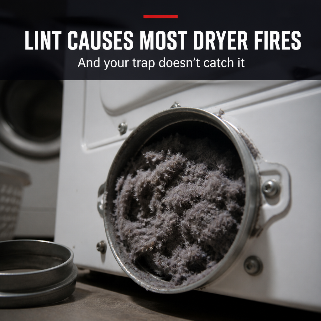 DryVentEase™ — Pull Out Hidden Lint, Cut Fire Risk, Dry Clothes Faster