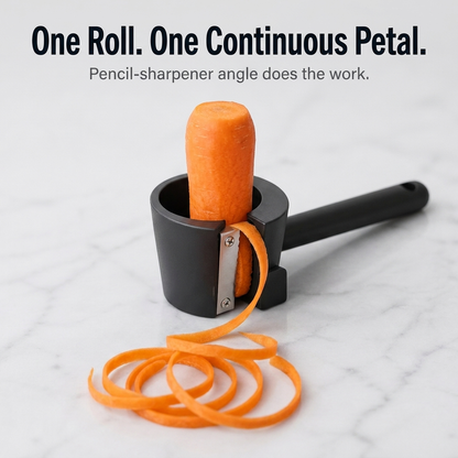 BloomCurl™ — Roll Carrots Into Restaurant-Style Roses in Under 60 Seconds