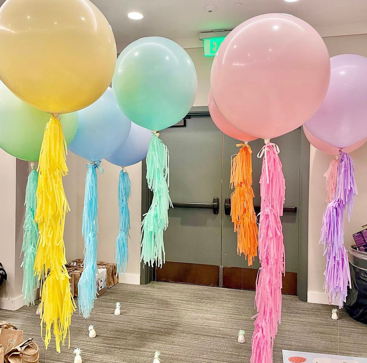 36in Giant Balloon, Jumbo Balloon with Tassels for Wedding Party Event Birthday Decorations(10 Pack)
