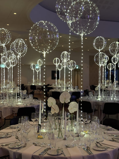 Reusable LED Bobo Balloons for Weddings, Birthdays, Baby Showers & Special Events