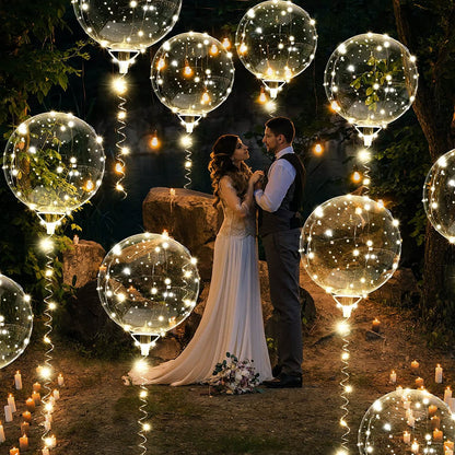 Reusable LED Bobo Balloons for Weddings, Birthdays, Baby Showers & Special Events