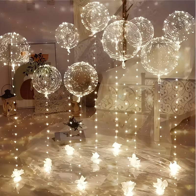 Reusable LED Bobo Balloons for Weddings, Birthdays, Baby Showers & Special Events