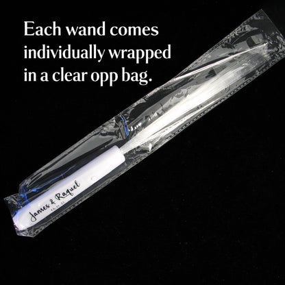 Custom Lighted Fiber Optic Wands for Wedding Send off ideas for Your Wedding Exit