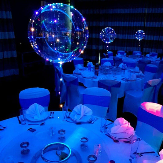 Twinkle and Shine: Reusable LED Bobo Balloons for Quinceañeras - Lasercutwraps Shop
