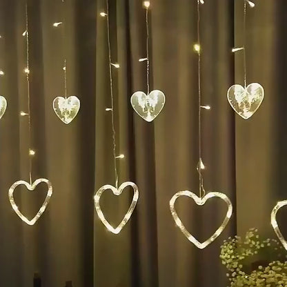 Heart-shaped Warm LED Light Strings: The Ideal Choice for Decorating Home