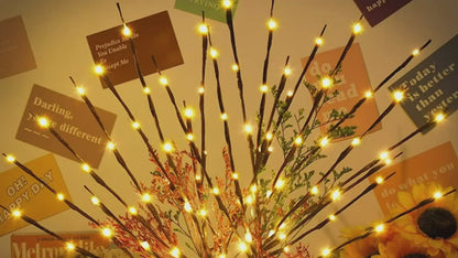5pc branch lights - Wedding interior decoration lighting, birthday and Christmas - Fairy tale lights with branch design