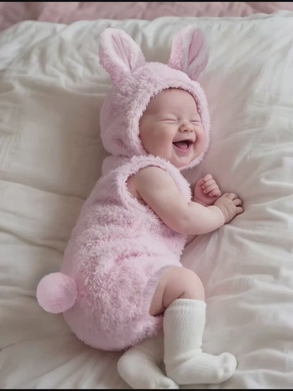 Baby Rabbit Triangle Romper Jumpsuit, for Outdoor