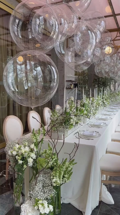 Wholesale Clear Bobo Balloons Transparent Bubble Balloon for Light Up Led Balloons