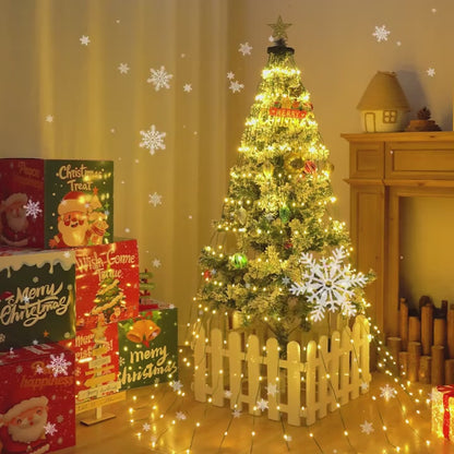 400/220 LED Christmas indoor light string, 20/11 string 78.74inch waterfall tree light, USB plug
