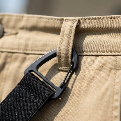 IronMark™ – Heavy-Duty Belt-Loop Suspenders with Carabiner Hook Clips