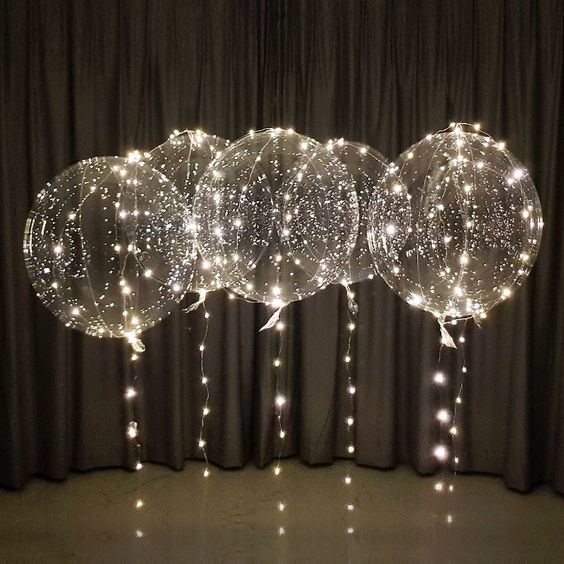 Reusable Led Balloons Decorations for Anniversary