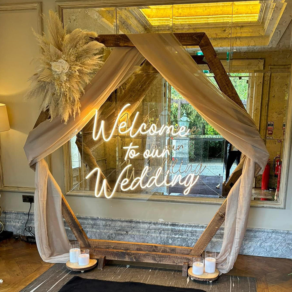 Welcome to Our Wedding Custom Neon Signs for Your Big Day