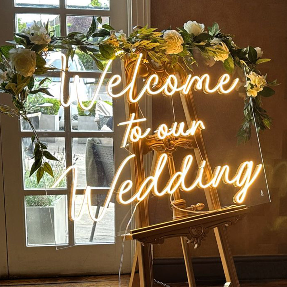 Welcome to Our Wedding Custom Neon Signs for Your Big Day