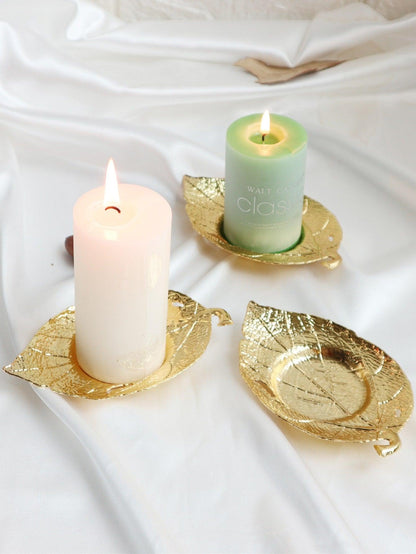 1pc Leaf Shaped Candle Holder - Lasercutwraps Shop