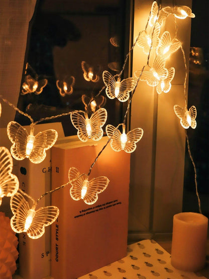 String Light With 20pcs Butterfly Shaped Bulb - Lasercutwraps Shop