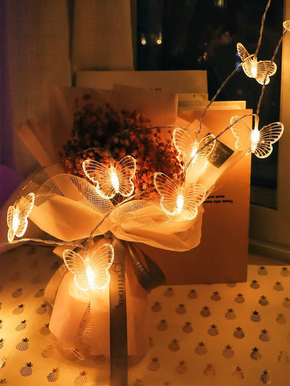 String Light With 20pcs Butterfly Shaped Bulb - Lasercutwraps Shop