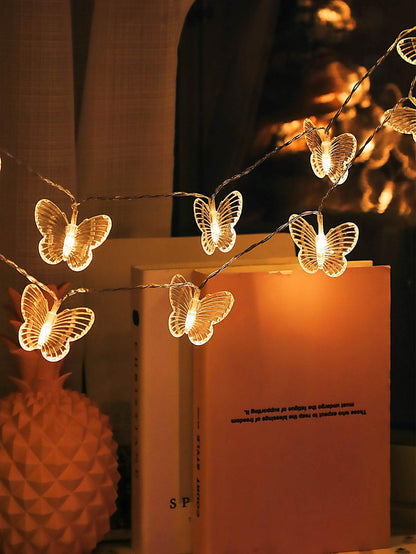 String Light With 20pcs Butterfly Shaped Bulb - Lasercutwraps Shop