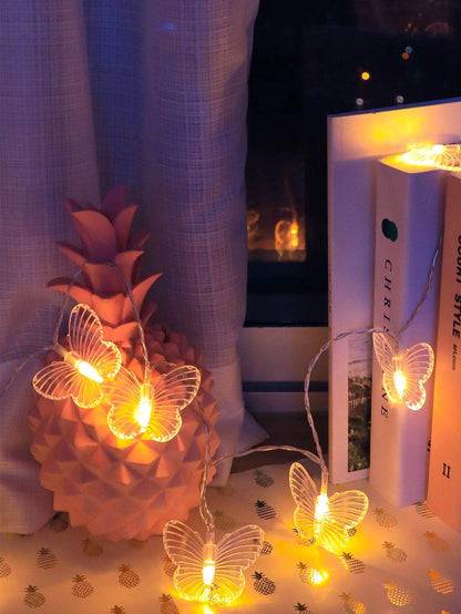 String Light With 20pcs Butterfly Shaped Bulb - Lasercutwraps Shop