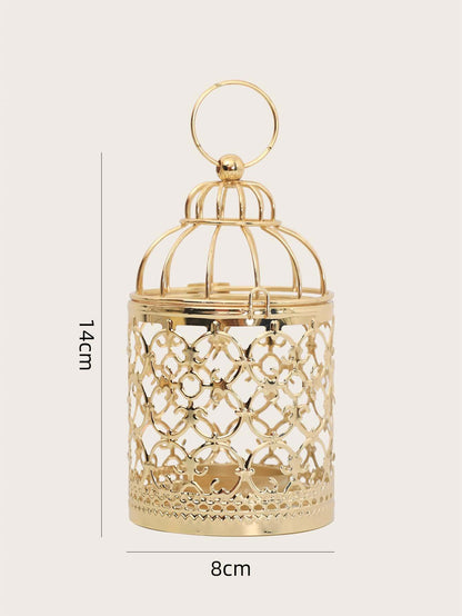 1pc Birdcage Shaped Candle Holder - Lasercutwraps Shop