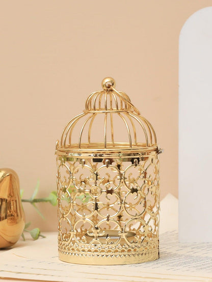 1pc Birdcage Shaped Candle Holder - Lasercutwraps Shop