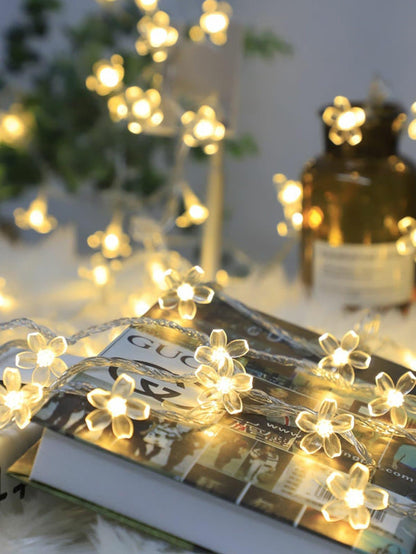 String Light With 20pcs Flower Shaped Bulb - Lasercutwraps Shop