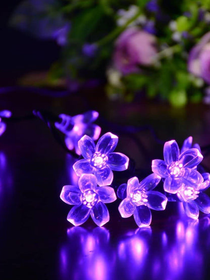 String Light With 20pcs Flower Shaped Bulb - Lasercutwraps Shop