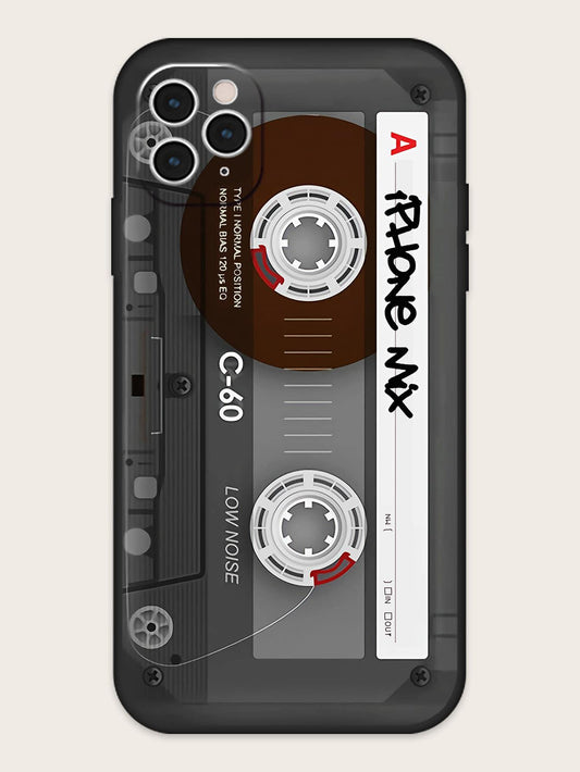 Cassette Tape Pattern Case Compatible With iPhone - Lasercutwraps Shop