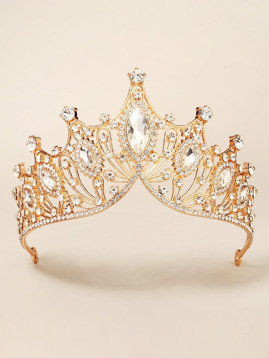 Rhinestone Crown Hair Accessory - Lasercutwraps Shop