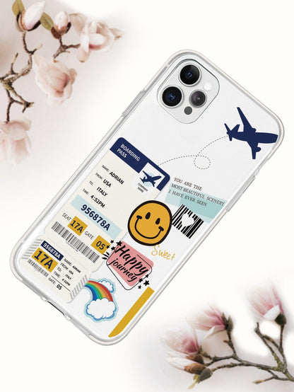 Plane Clear Phone Case - Lasercutwraps Shop