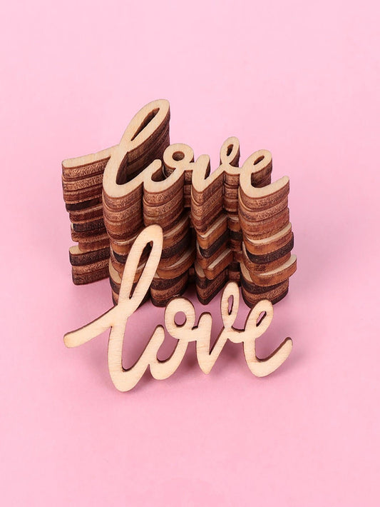 18pcs Wooden Love Decoration - Lasercutwraps Shop